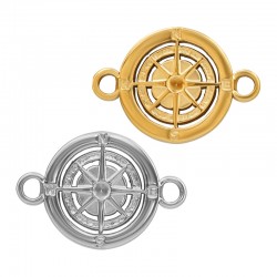 Connettore in Acciaio Inossidabile 304 a Forma di Bussola 18X26 mm