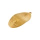 Ciondolo Ovale con Cerchi in Acciaio Inossidabile 304 25X47.5 mm