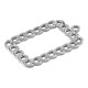 Ciondolo Rettangolare in Acciaio Inossidabile 304 27.5X43.5 mm