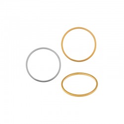 Anneau rond à Cadre fin en Acier Inoxydable 304 20 mm