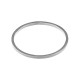 Anello Sottile con Montatura Rotonda in Acciaio Inossidabile 304 20 mm