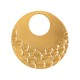 Colgante de Acero Inoxidable 304 Redondo Martillado 23mm