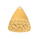 Pendentif Triangle Martelé en Acier Inoxydable 304 20 x 29 mm