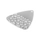 Stainless Steel 304 Pendant Triangle Hammerred 20x29mm