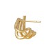 Orecchino in Ottone con Zircone 12X16 mm