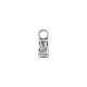 Tube D'Extrémité en Zamak avec Boucle 5 x 14 mm Ø 3.5 mm