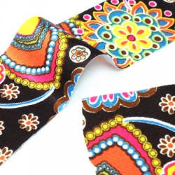 Fettuccia Elastica di Lycra Stampata 30mm (~10mtr/bobina)