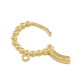 Orecchino a Cerchio in Ottone 15mm