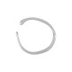 Pendentif rond en Zamak 38 x 40 mm Ø 2.8 mm