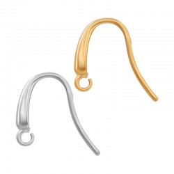Stainless Steel 304 Earring Hook 14.3x13.2mm/3mm
