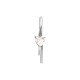 Gancio per Orecchini in Acciaio Inossidabile 304 a Forma di Cuore con Strass 13X13.6 Mm/3.6 mm