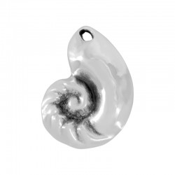 Colgante de Metal Zamak Concha 21x28mm