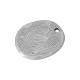 Pendentif en Zamak en Forme de Palmier Fossile 24 x 27 mm