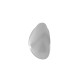 Colgante Zamak Oval Irregular 18X30 mm Ø2,5 mm