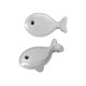 Zamak Slider Fish 14.5x8.5mm Ø 5.2x2.2mm