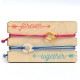Pulseras Link&Love con Esposas con Portapulsera de madera