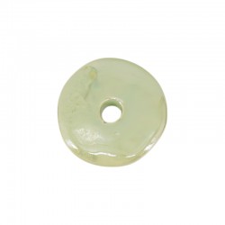 Disque en Céramique Émaillée Verte ~33 mm/6 mm Ø5.8 mm