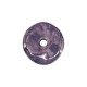 Enameled Ceramic Lilac Disc ~33mm/6mm Ø5.8mm