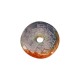 Enameled Ceramic Orange Disc ~33mm/6mm Ø5.8mm