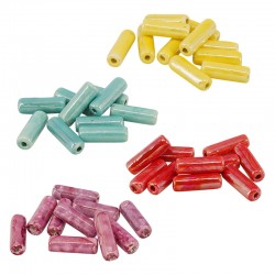 Enameled Ceramic Tube ~6.5x20mm Ø2.2mm