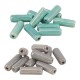 Tube en Céramique Émaillée ~6.5 x 20 mm Ø2.2 mm