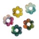 Ciondolo in Ceramica a Forma di Fiore con Smalto 18 Mm/5 mm (Ø5 mm)
