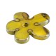 Pendentif en Céramique Fleur Moutarde avec Émail 50 mm Ø4.5 mm