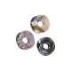 Enameled Ceramic Disc Irregular ~19mm/5mm Ø5mm