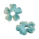 Pendentif en Céramique en Forme de Fleur avec Émail Coloré 30 Mm/4.5 mm (Ø 7.2 mm)