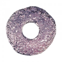 Disque en Céramique Émaillée Lilas 52 mm Ø15 mm
