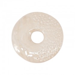 Disque Blanc en Céramique Émaillée 44 mm/8 mm Ø10 mm