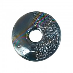 Disque noir en Céramique Émaillée 44 mm/8 mm Ø10 mm