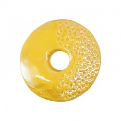 Disque en Céramique Émaillée Jaune 44 mm/8 mm Ø10 mm