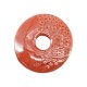 Enameled Ceramic Coral Disc 44mm/8mm Ø10mm