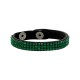 Braccialetto di Cuoio 10mm con Cristalli Swarovski