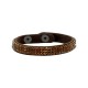 Leather Bracelet 10mm Swarovski Crystal Ribbon