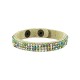 Δερμάτινο Βραχιόλι με Τρέσα Swarovski Multi 10mm
