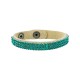 Leather Bracelet 10mm Swarovski Crystal Ribbon
