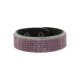 Pulsera de Cuero 20 mm con Cinta de Cristal Swarovski