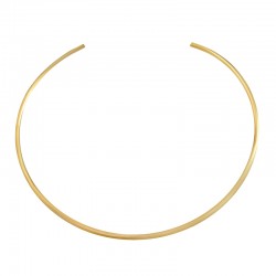 Collar con Alambre de Metal Latón 38cm/3mm