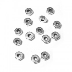 Μεταλλική Μπρούτζινη Χάντρα Παξιμάδι 6x3mm Ø2.5mm