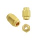 Brass Tube Hexagon 8mm/5mm Ø2.2mm