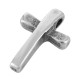 Zamak Charm Cross 13x20mm