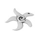 Colgante de Zamak con Estrella de mar