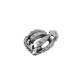 Zamak Charm Crown 17x19mm
