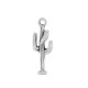 Colgante de Zamak con Forma de Cactus 19 x 8 mm