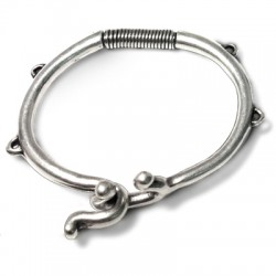 Pulsera de Metal Zamak con Muelle y Anillas 65mm