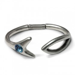 Pulsera de Metal Zamak con Muelle Pez 65mm (encaja SS39)