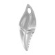 Pendente in Metallo Zama Dente di Squalo 15x43mm