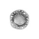 Breloque en Zamak Ronde Irrégulière avec Coquillage 23 mm